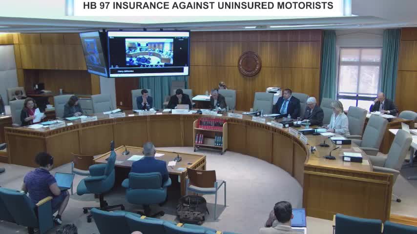 House committee hears bill to guarantee underinsured/uninsured motorist coverage; discussion rolled to Thursday