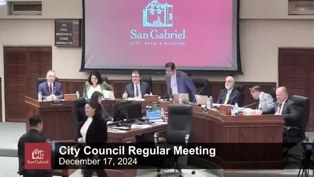 San Gabriel honors long-serving community member during city council meeting