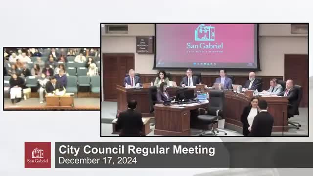 San Gabriel honors John Harrington for 14 years of dedicated public service