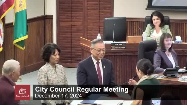 Tony Dean and Jorge Herrera Avila sworn into San Gabriel City Council