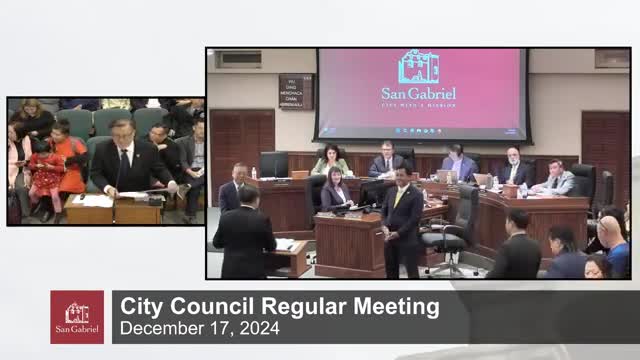 San Gabriel City Council celebrates reelection of Tony Ding and new council member George