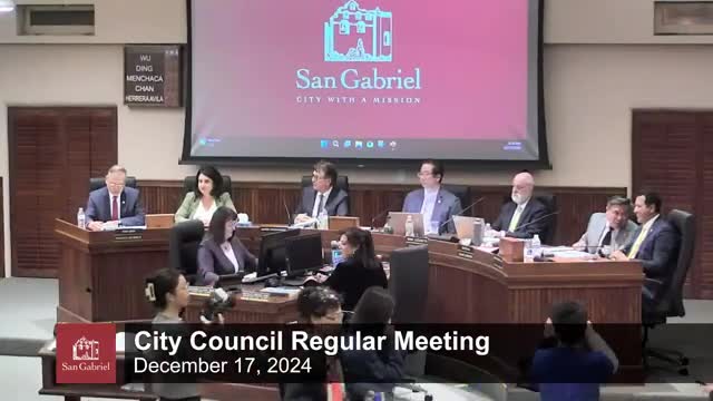 Mayor Aguilar pledges commitment to public safety and community service in San Gabriel