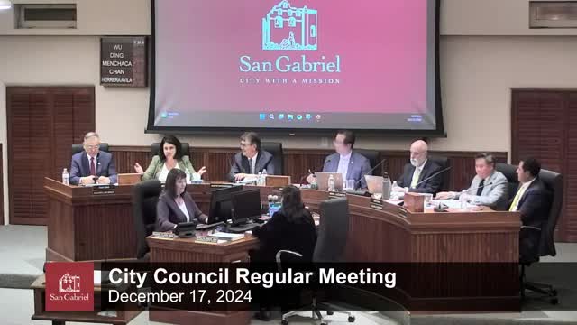 San Gabriel City Council celebrates new playground and holiday season updates
