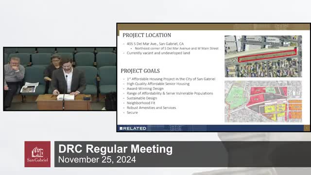 San Gabriel plans senior affordable housing with sustainable design features