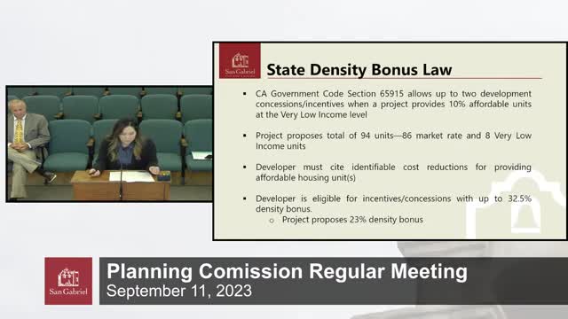 San Gabriel Planning Commission approves mixed-use development for affordable housing units