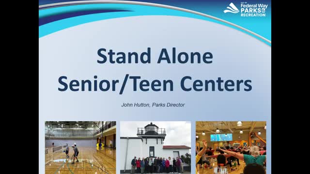 Federal Way officials discuss plans for a dedicated senior center