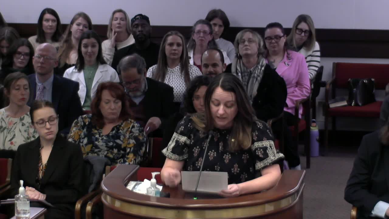 Catherine Gutteridge opposes South Carolina's total abortion ban before Statehouse committee