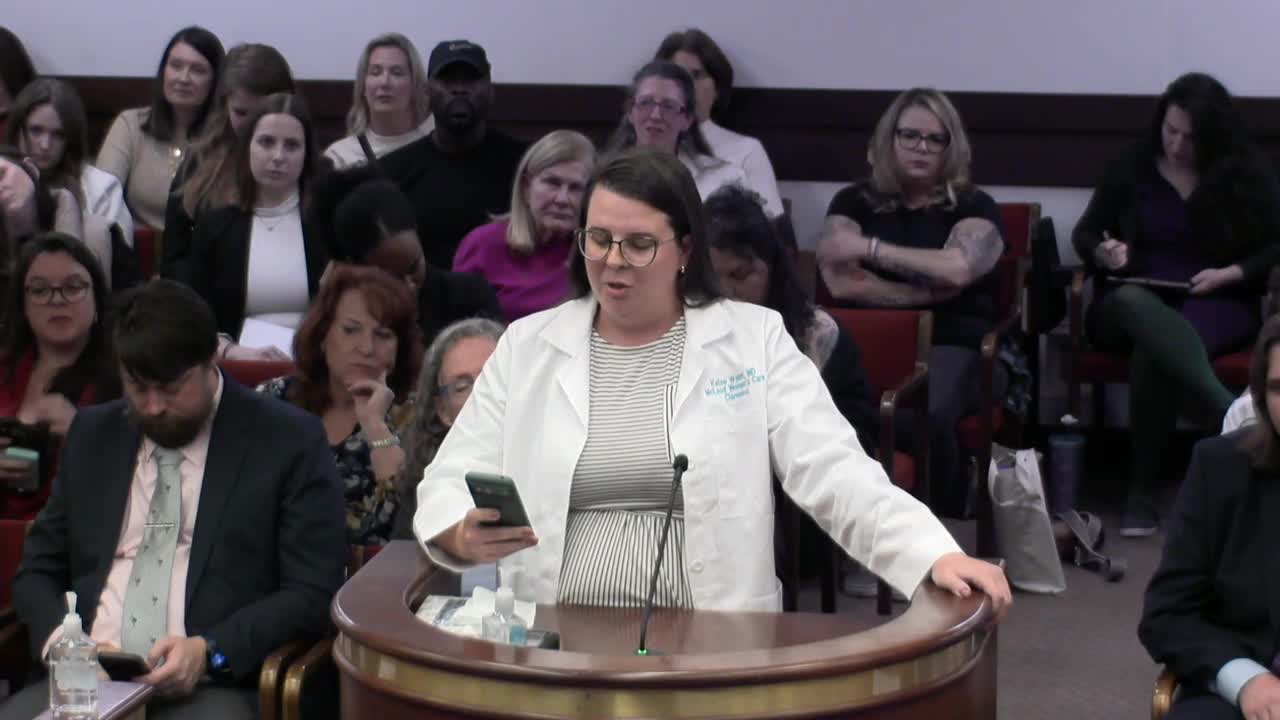 Doctor Rush urges South Carolina lawmakers to reject House Bill 3457 restricting abortion access