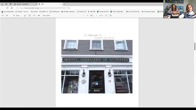 HTC Sign Advisory Committee approves multiple Main Street and Federal Street signs, conditions changes for one business