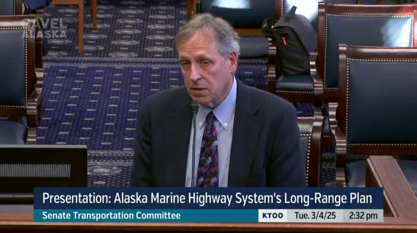 Alaska DOT unveils long range ferry modernization plan with 170M in upgrades