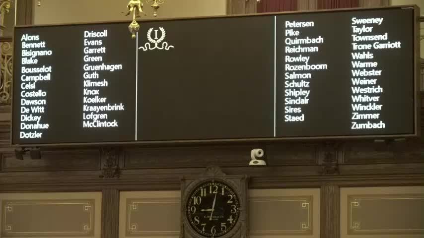 Iowa Senate welcomes Rabbi Schuster and honors Civics Bee champion Michael O'Meara
