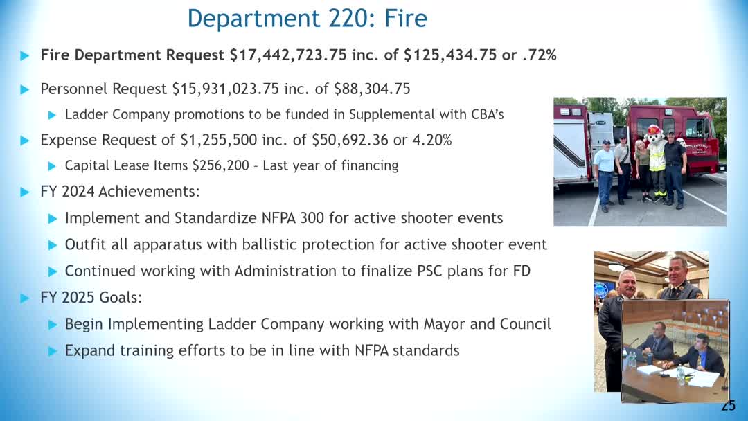 Taunton City Council approves funding for new fire ladder company staffing