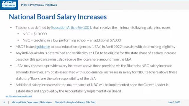 State approves career ladder structures for teachers and outlines collective bargaining process