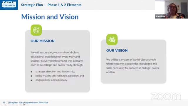 Maryland outlines strategic plan for educational success and equity for all students