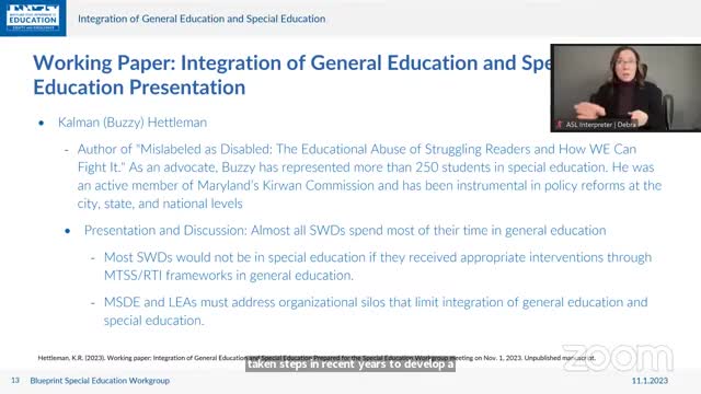 Advocate proposes comprehensive literacy plan and teacher training for Maryland students