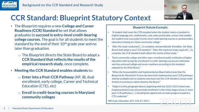 Maryland state board to adopt new career readiness standard in December