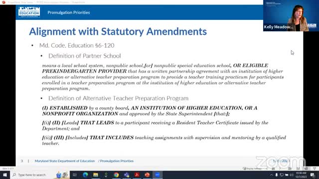 Maryland updates educator preparation regulations following 2023 shortage reduction act