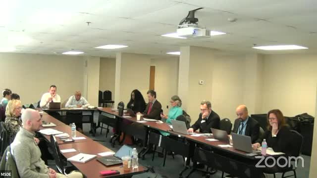 Maryland State Board of Education enters executive session to discuss FY 25 budget