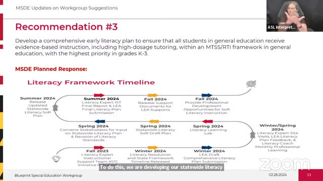 State Education Department implements new literacy plan for K-3 students