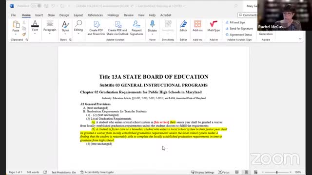Education committee recommends waiver for seniors in apprenticeships and early dismissals