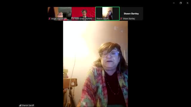 Angie Vigliotti discusses Blueprint for Maryland's Future at virtual meeting