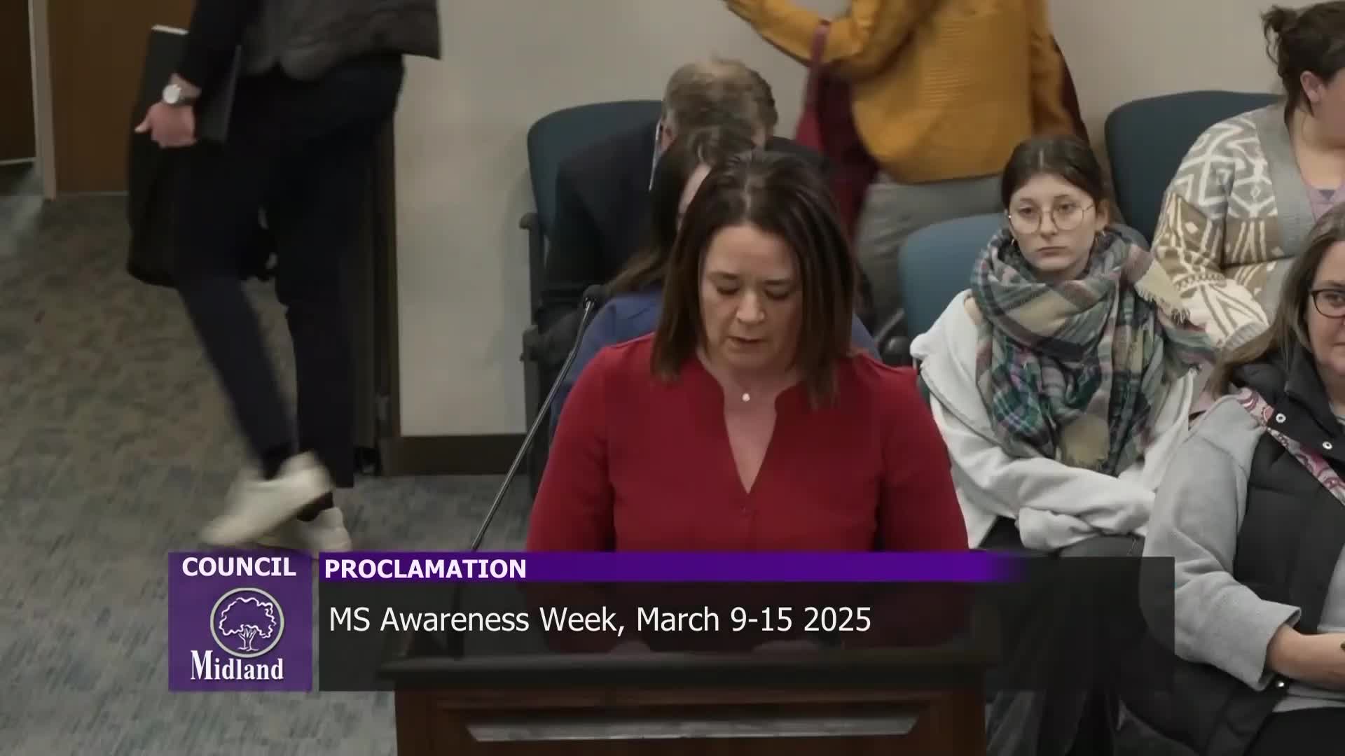 Midland designates March 2025 as MS Awareness Week and supports Walk MS event