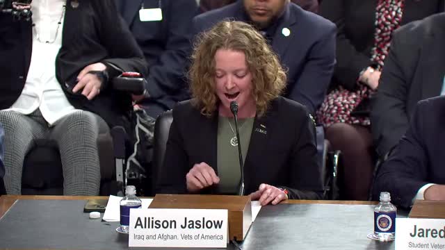 Student Veterans of America advocate for legislative support at congressional hearing