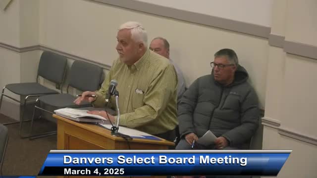 Danvers Select Board approves public roadways for town meeting vote