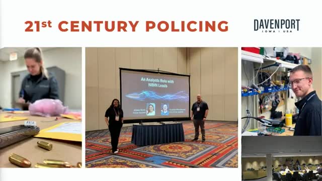 Davenport details crime-analysis unit, co-responder model, cameras and drone program