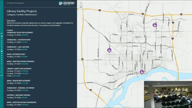 City outlines six-year facility improvement projects including library and fire station upgrades