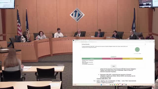 Council approves Lions Park Phase 3 playground equipment bid totaling $340K