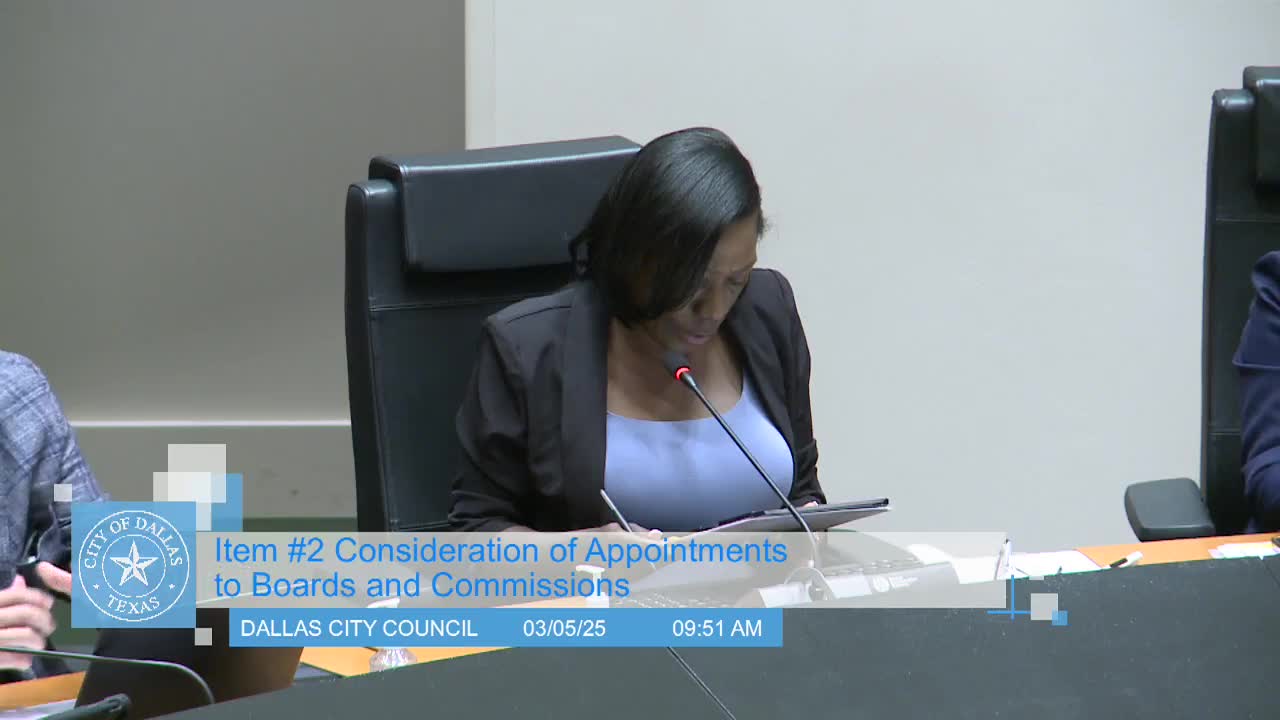 Votes at a glance: March 5, 2025 Dallas City Council