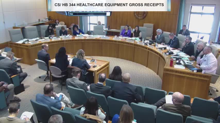Lawmakers debate HB344 to exempt health-care services from GRT; municipalities raise revenue concerns, panel temporarily tables bill