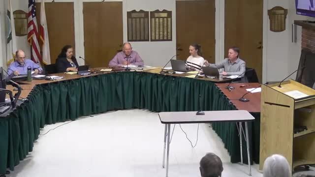 High School Band performs patriotic song at city council meeting