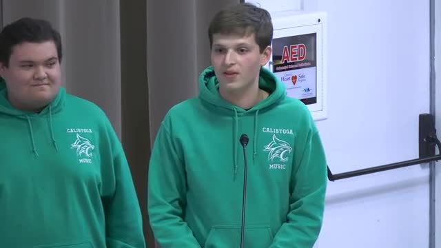 Calistoga welcomes new staff members and honors officer and dispatcher of the year