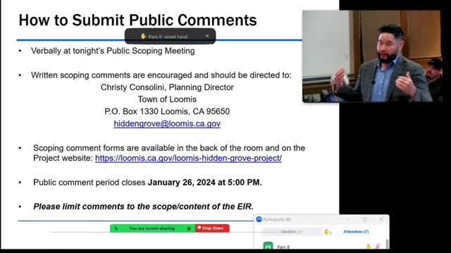 Loomis officials address critical traffic concerns during EIR public meeting