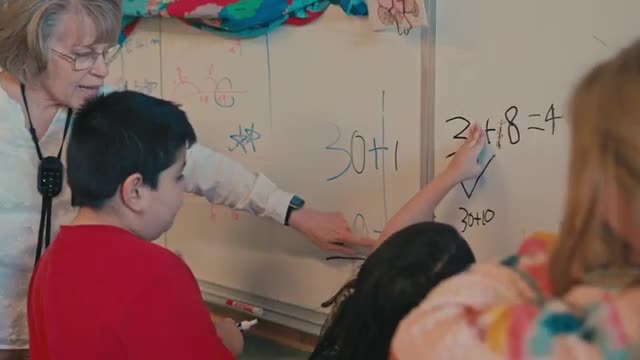 Forbes Elementary adopts innovative vertical whiteboard teaching strategy school-wide