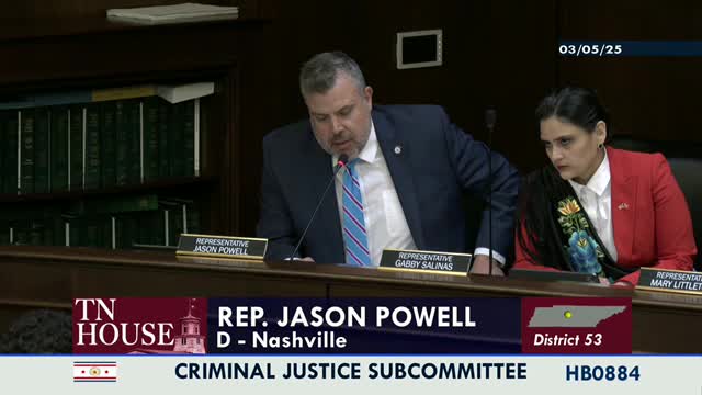 Tennessee committee advances bills on obscenity, tobacco sales, and community terrorism