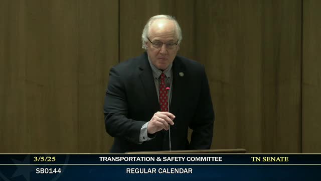 Tennessee committee proposes $1B for highway maintenance and transportation funding