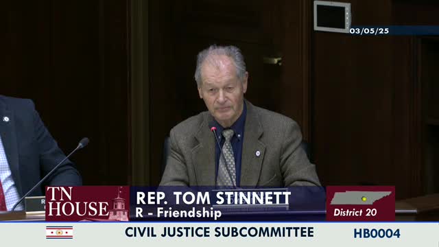 Representative Stinnett supports $500K limit increase for catastrophic injury damages