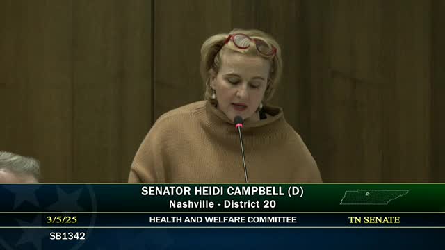 Tennessee Senate passes children's mental health report with unanimous support