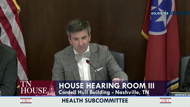 Subcommittee advances Department of Health licensing cleanup bill