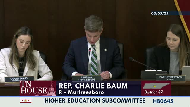 Tennessee Higher Education Commission modernizes policies with House Bill 1227 approval