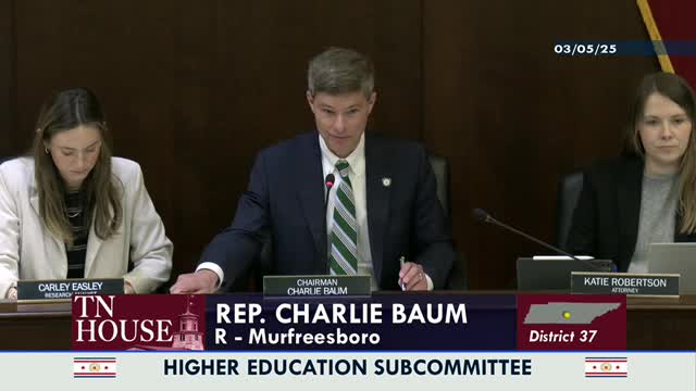 Higher Education Subcommittee advances bill to extend Ben Ashley supplemental awards to Western Governors University