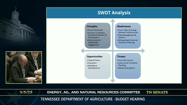 TWRA seeks $30M one-time appropriation, continuation of invasive-species and disease positions; committee advances budget 9-0