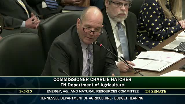 Tennessee Agriculture Department outlines strategies to support farmers amid price declines
