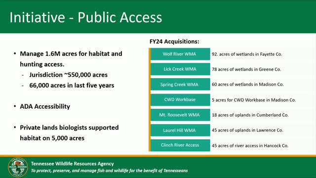 Senate committee confirms four appointees to Tennessee Fish and Wildlife Commission