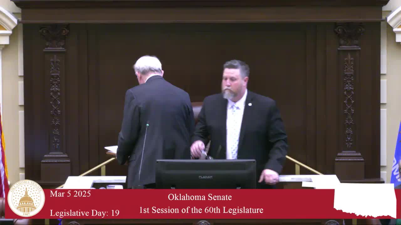 Senate introduces Doctor of the Day and Nurse of the Day in Oklahoma