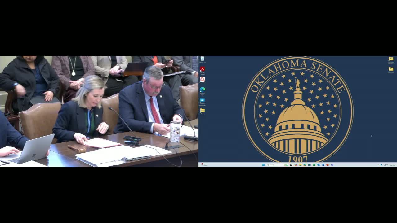 Senate subcommittee reviews $20M rebate for Ardmore hydrogen plant; bill laid over