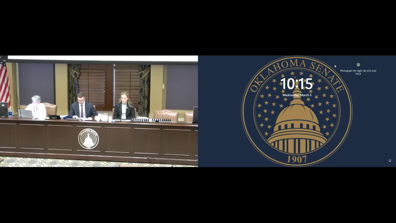 Appropriations subcommittee advances FY26 budget recommendations for higher education, CareerTech, OCAST and other education agencies